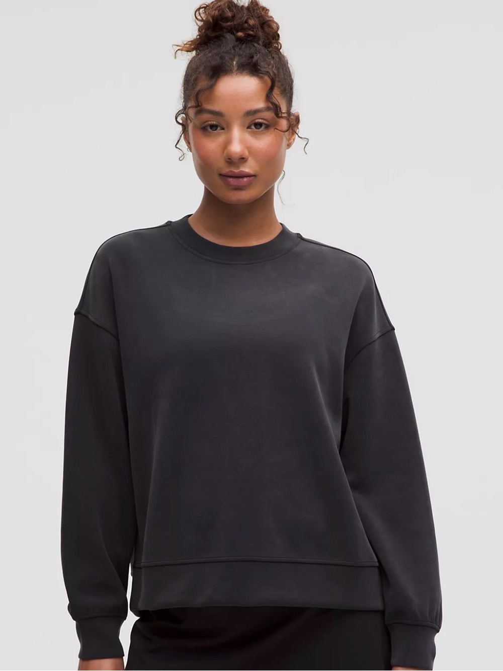 lululemon athletica Black Relaxed Crewneck Sweatshirt